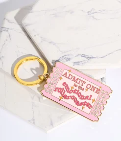 Emotional Rollercoaster Ticket Keychain