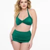 Esther Williams 1950s Dark Green Two Piece Bikini Set