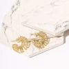 Gold & Silver Rhinestone Sandy Hoops