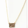 Gold Have A Bad Day Mini Charm Necklace