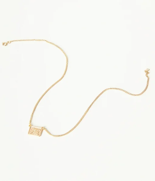 Gold Have A Bad Day Mini Charm Necklace