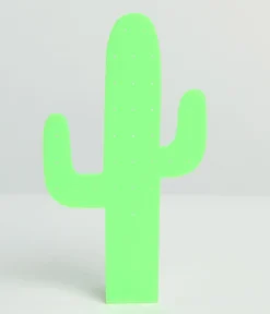 Green Cactus Earring Display