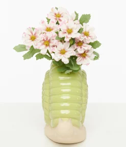 Green Snail Vase