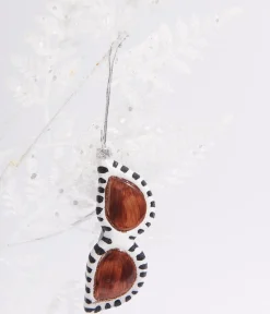 Haute Sunglasses Glass Ornament
