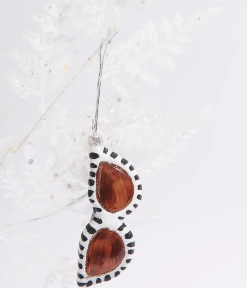 Haute Sunglasses Glass Ornament