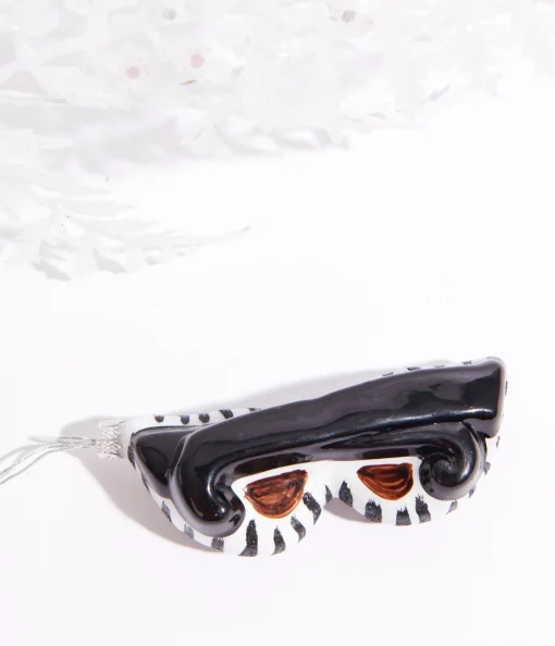 Haute Sunglasses Glass Ornament
