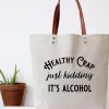 Healthy Crap Canvas Tote Bag