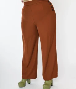 Hell Bunny Ginger Swing Pants