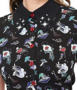 Hell Bunny Witchy Woodland Amanita Mini Dress
