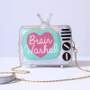 Holographic Brain Washed TV Crossbody Bag