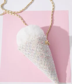 Ice Cream Pastel Tweed Handbag