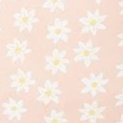 Kingdom & State Peach & Ivory Daisy Print Swim Top