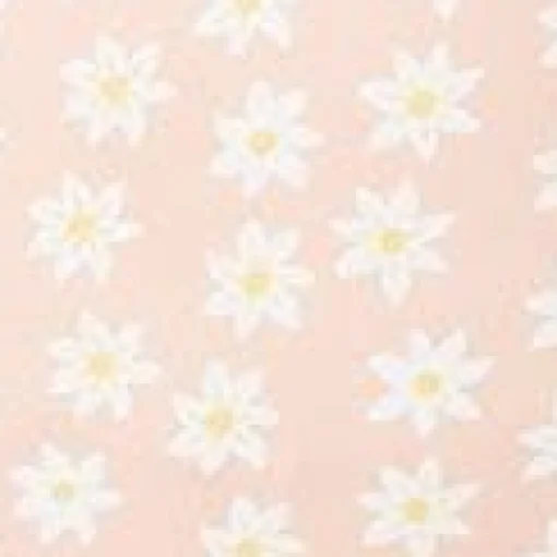 Kingdom & State Peach & Ivory Daisy Print Swim Top