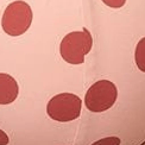 Kingdom & State Plus Size Dusty Pink & Burgundy Polka Dot Swim Top