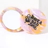 Lavender & Orange Marble Have A Bad Day Compact Pocket Mirror