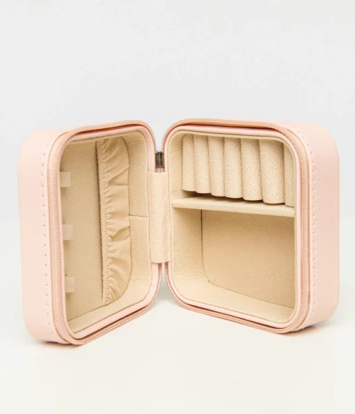 Light Pink Matte Christina Jewelry Case