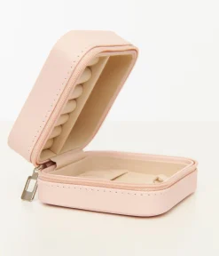 Light Pink Matte Christina Jewelry Case