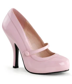 Light Pink Patent Leatherette Cutie Pie Pumps