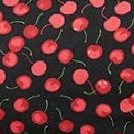 Magnolia Place Black & Cherry Anna Swing Dress