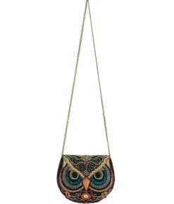 Mary Frances Night Owl Crossbody Handbag