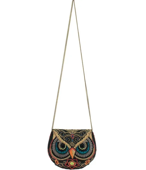 Mary Frances Night Owl Crossbody Handbag