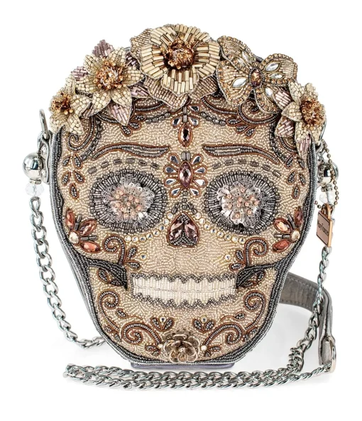 Mary Frances Shining Skull Crossbody Handbag