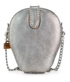 Mary Frances Shining Skull Crossbody Handbag