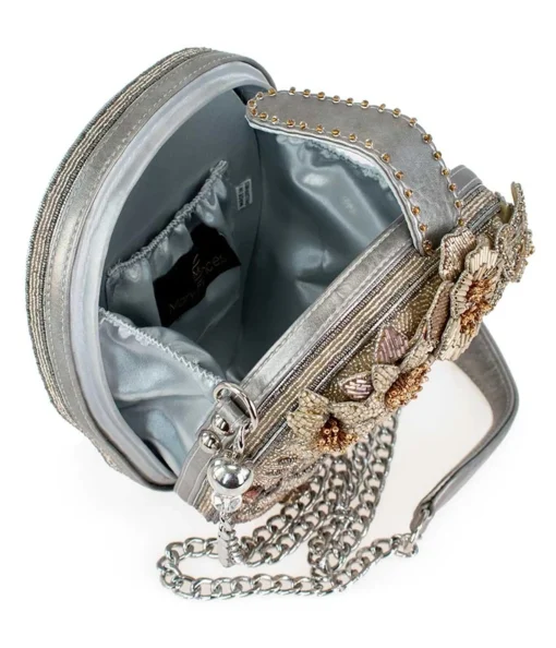 Mary Frances Shining Skull Crossbody Handbag