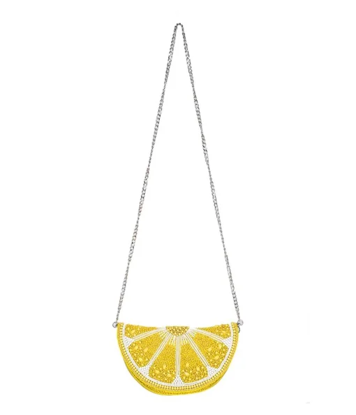 Mary Frances Tart Lemon Crossbody Bag