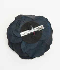 Midnight Rose Hair Flower