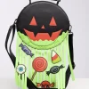 Mini Pumpkin Neon Green Barf Bag