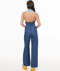 Miracle Eye Blue Denim Cecilia Jumpsuit