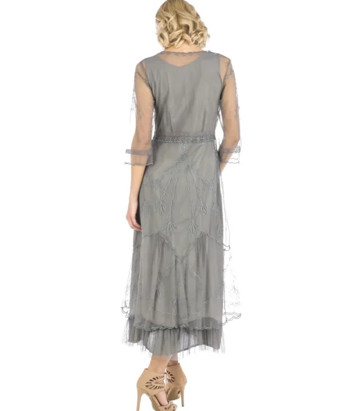Nataya 1920s Style Smoke Flapper Dress