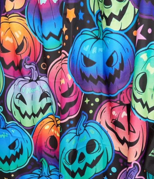 Neon Glowing Gourd Outdoor Picnic Blanket