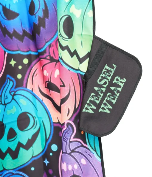 Neon Glowing Gourd Outdoor Picnic Blanket