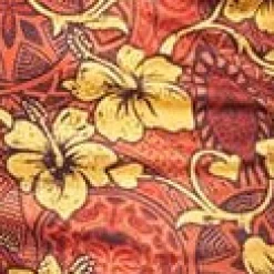 Orange & Yellow Tropical Floral Mimosa Tube Top