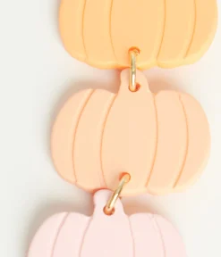 Pastel Pumpkin Drop Earrings