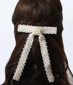 Pearl Bow Barrette