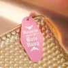 Pink Home Is Where The Bats Hang Motel Keychain
