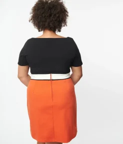 Plus Size Black Cut Out Knit Top