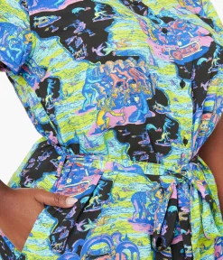 Pretty Snake Ritual Night Shirt Dress