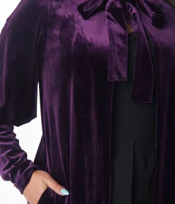 Purple Velvet Leota Duster