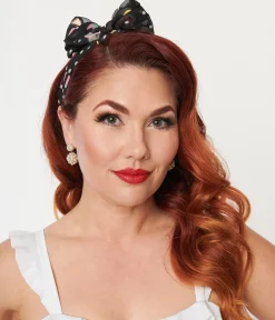 Pusheen x Unique Vintage Pool Time 1950s Hair Scarf