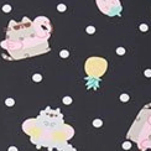 Pusheen x Unique Vintage Plus Size Pool Time Cape May Swim Bottoms