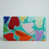 Rainbow Heart Beaded Clutch