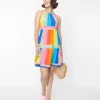 Rainbow Striped Shift Dress