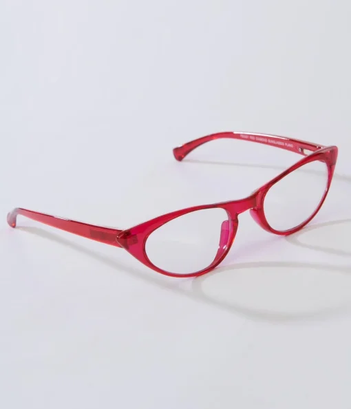 Red Cat Eye Glasses