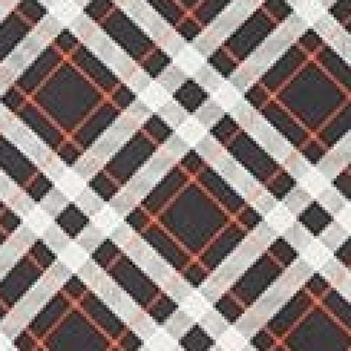 Retrolicious Black & Orange Plaid Bow Top