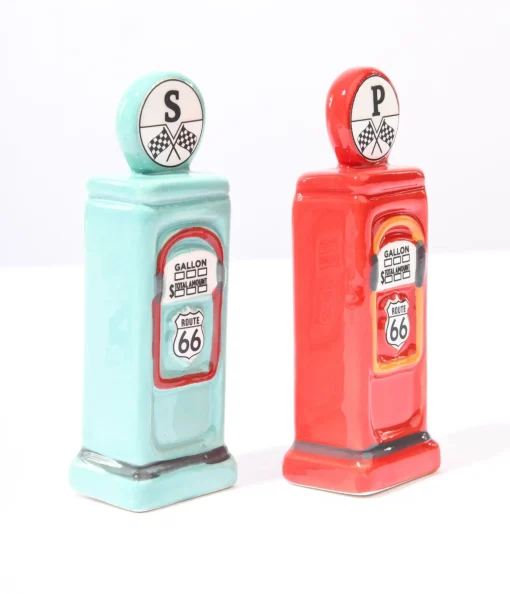 Road Trip Gas Pumps Salt & Pepper Set