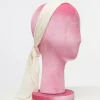 1950s Beige Chiffon Hair Scarf
